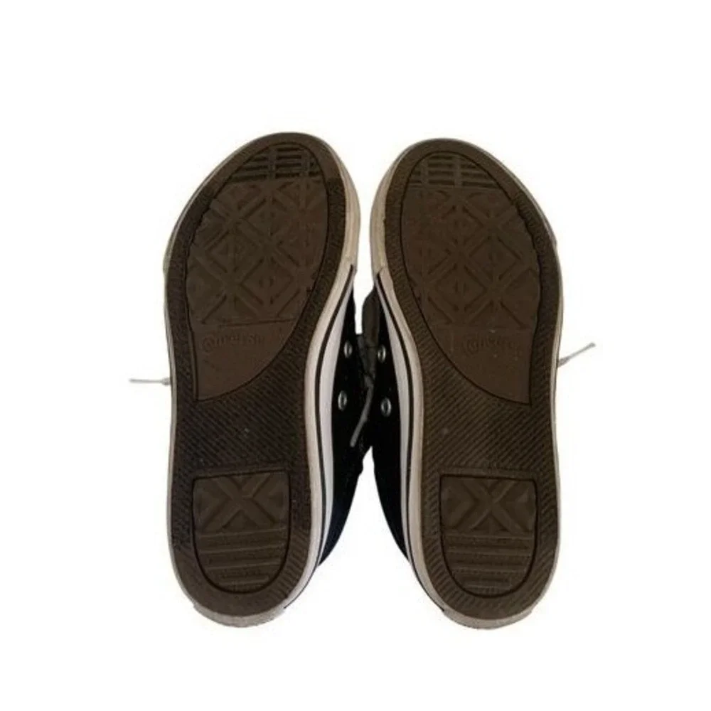 Converse Chuck‎ Taylor All Star Low Top Kids Sneakers Black White Canvas Shoes